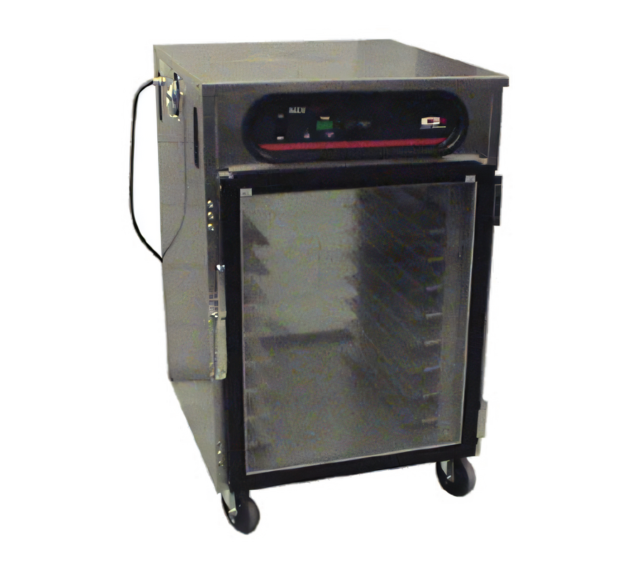 Product image #1 for hotLOGIX HL7-8 Half-Height Insulated Heated Holding Cabinet, 16 12" x 20" Pan Capacity, Solid Door