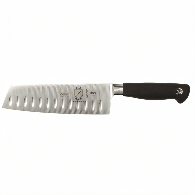 Product image #1 for Mercer Culinary Genesis 7-Inch Precision Forged Nakiri Vegetable Knife with Granton Edge