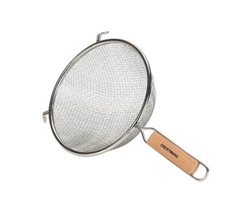 Product image #1 for Crestware 6-Inch Fine Double Mesh Strainer with Wood Handle