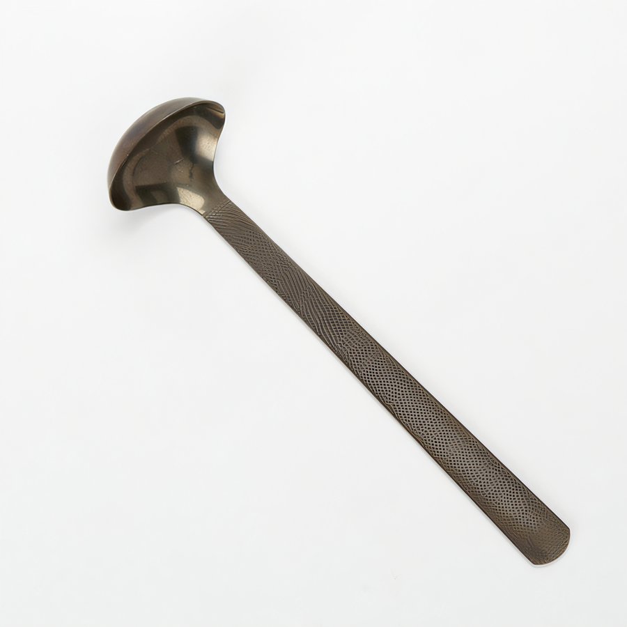 Product image #1 for American Metalcraft Vintage Hammered Black 1.5 oz. 11.5-Inch Stainless Steel Ladle