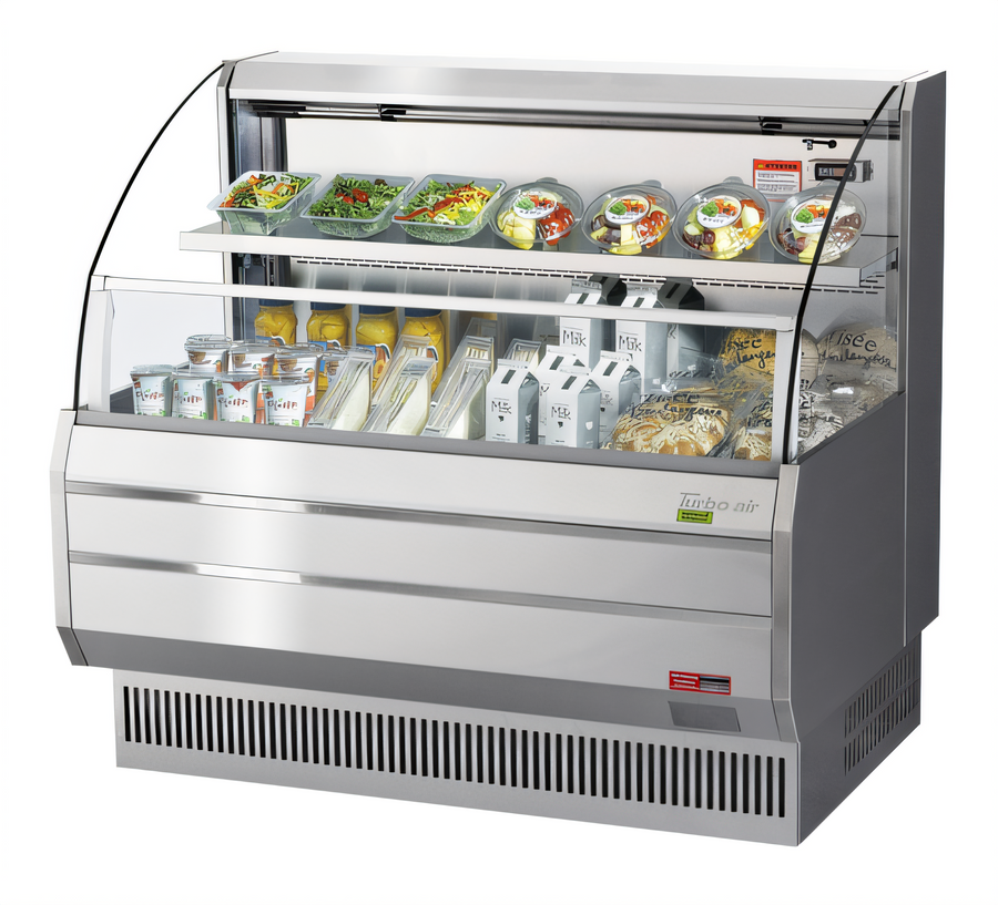 Product image #1 for Turbo Air 50-7/8-Inch Low-Profile Horizontal Open Front Display Merchandiser, 9.8 Cu. Ft.
