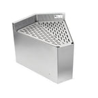 Thumbnail image #1 for John Boos UBDB-2112-45-IC Underbar Inside Corner 45° Drainboard Angle Filler, 18/300 Stainless Steel