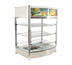 Thumbnail image #1 for Omcan Elite Series 25.5-Inch Countertop Heated Food Display Case, Full Service, 137L, Straight Glass