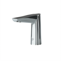 T&S Brass WaveCrest Touchless Electronic Sensor Medical Faucet, Single-Hole Deck Mount, Polished Chrome, 0.5 GPM