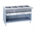 Thumbnail image #1 for Thurmaduke E-6-DLPG 6-Well Electric Steamtable Unit with Open Storage Base and Cutting Board