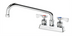 Thumbnail image #1 for Krowne Royal Series Low-Lead Deck Mount Manual Faucet with 10-Inch Swing Spout, 4-Inch Centers