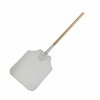Thumbnail image #1 for Winco APP-36 Rectangular Aluminum Pizza Peel with Wood Handle, 12" x 14" Blade, 36" Overall Length Case of 12