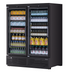 Thumbnail image #1 for Turbo Air Super Deluxe 62 Cu. Ft. 2-Section Glass Door Merchandiser Refrigerator, Bottom-Mount, Self-Contained, R-290