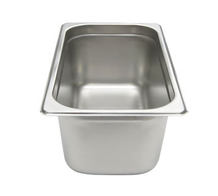 Product image #2 for NestWell 2/3 Size Solid Stainless Steel Steam Table Pan, 6-Inch Deep, Anti-Jamming, 24-Gauge
