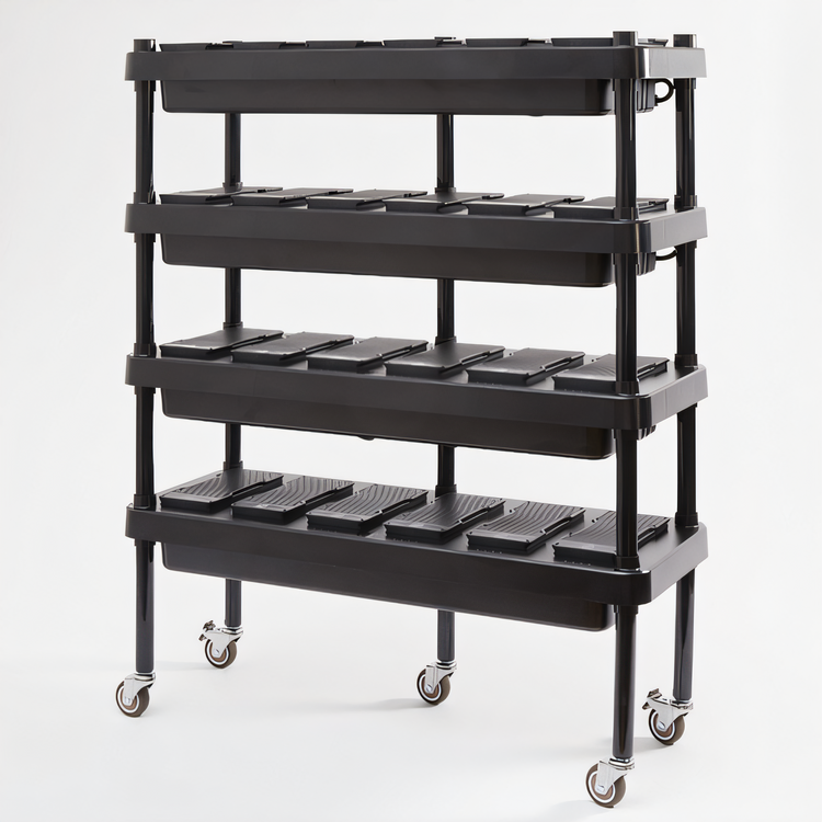 Product image #1 for American Metalcraft Buffetboost™ Collection Caster Set with 5 Risers and 5 Casters for BBTRAY6