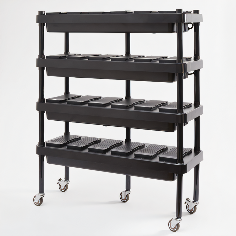 Product image #1 for American Metalcraft Buffetboost™ Collection Caster Set with 5 Risers and 5 Casters for BBTRAY6