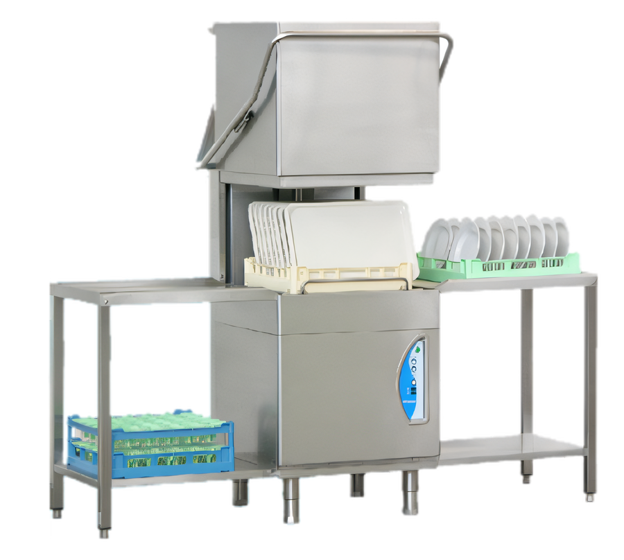 Product image #1 for Lamber L25EKDPS1PH High-Temp Pass-Through Door-Type Dishwasher with Drain Pump and Booster