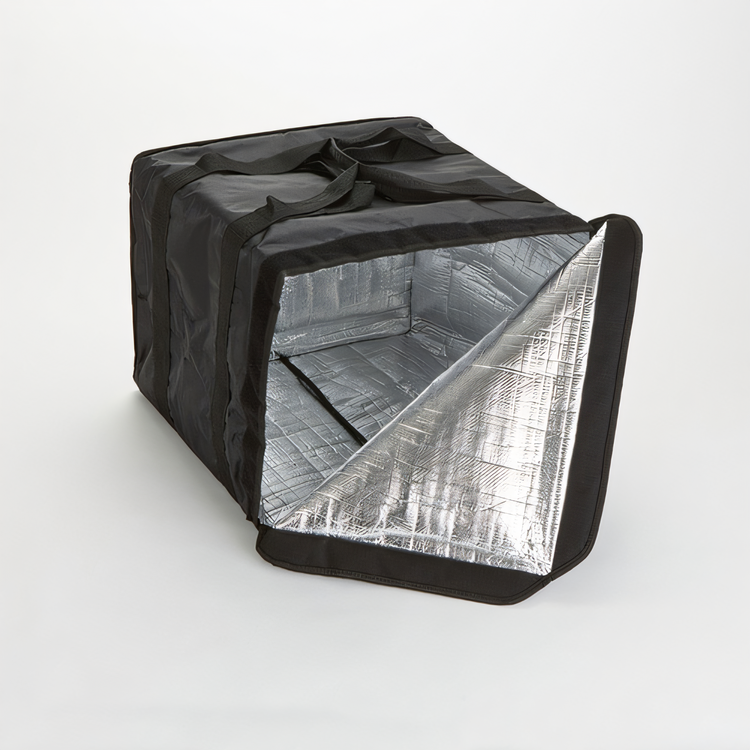 Product image #1 for Deluxe Insulated Pizza Delivery Bag, 19 x 19 x 14 Inches, Black, Holds 6 Boxes
