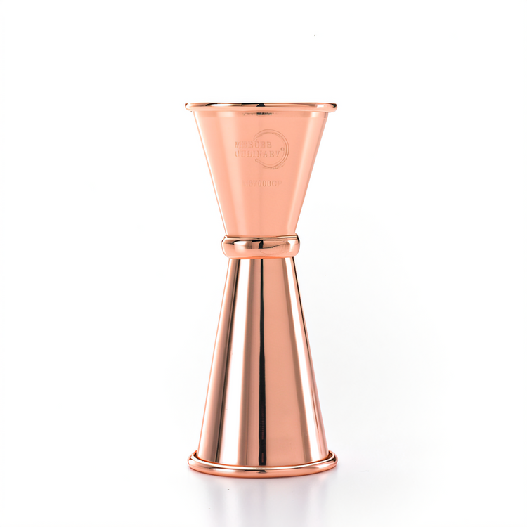 Product image #1 for Barfly Japanese Style Copper-Plated 18/8 Stainless Steel Jigger, 1 oz and 1-1/2 oz