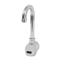 John Boos Lead-Free Touchless Gooseneck Faucet with Electronic Eye, 3-1/2 Inch Spout, 4-Inch Centers