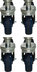 Thumbnail image #1 for Vulcan Set of 4 Casters for Single Deck Oven or Leg Stand