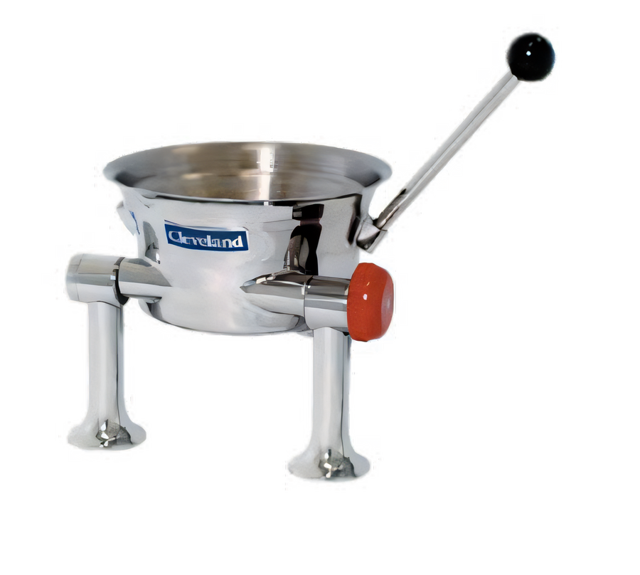 Product image #1 for Cleveland Range 80 oz Direct Steam Countertop Tilting Oyster Kettle with 316 Stainless Steel Liner