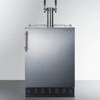Thumbnail image #1 for Summit Commercial SBC7BRSCF2 Cold Brew Coffee Kegerator, Dual Tap, 5.3 Cu. Ft., Two 1/6-Keg Capacity, Reversible Stainless Steel Door