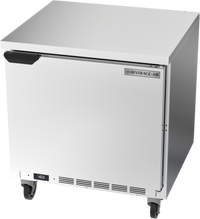 Beverage-Air 32-Inch One-Section Worktop Freezer with Flat Top and Solid Door