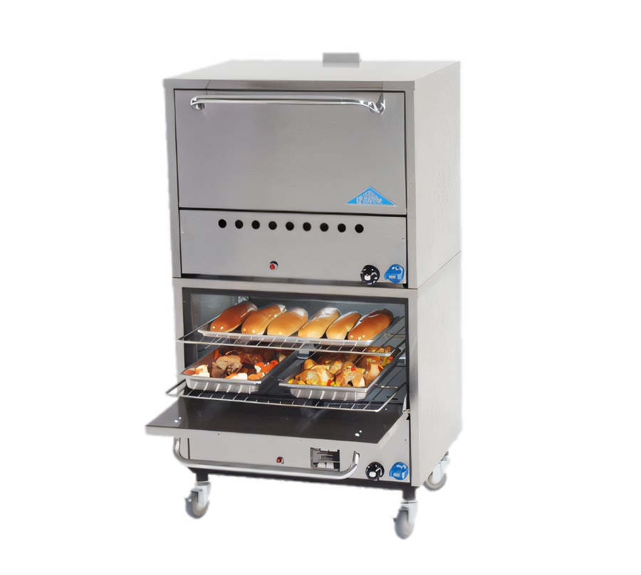 Product image #1 for Comstock-Castle Double-Stack Gas Deck Bake Oven, 24-Inch Wide Frame
