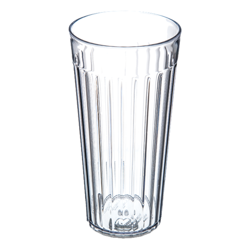 Product image #1 for Bistro 20 oz Clear Fluted SAN Plastic Tumbler
