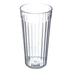 Thumbnail image #1 for Bistro 20 oz Clear Fluted SAN Plastic Tumbler