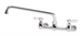 Thumbnail image #1 for Krowne Silver Series Splash-Mounted Faucet with 12-Inch Swing Spout, 8-Inch Centers