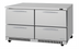 Thumbnail image #1 for Turbo Air PRO Series Two-Section Undercounter Drawer Refrigerator, 4 Drawers, 60-1/4 Inch, Front Breathing