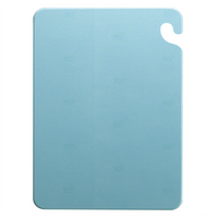 Cut-N-Carry® Blue Co-Polymer Cutting Board with Food Safety Hook, 15 x 20 x 1/2 Inch