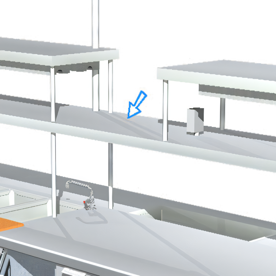 Product image #1 for La Rosa 24 Inch x 24 Inch 304 Stainless Steel Equipment Platform Shelf