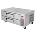 Thumbnail image #1 for Turbo Air Super Deluxe 52-1/4-Inch Wide 2-Drawer Chef Base Refrigerator, Self-Contained Side-Mounted Refrigeration, Stainless Steel, 9.1 Cu. Ft.