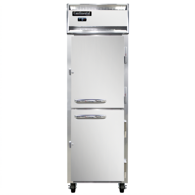 Product image #1 for Continental Refrigerator 1FNHD One-Section Half-Height Solid Door Reach-in Freezer