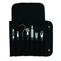 Dexter-Russell CC77 7-Piece Garnishing Tools Set with Vinyl Roll-Up Bag