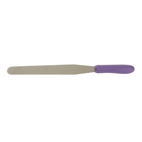 Product image #1 for Winco Bakery Spatula with 10-Inch Stainless Steel Blade and Purple Polypropylene Handle