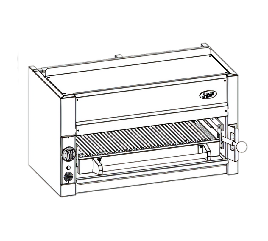 Product image #1 for Bistro 36-Inch Gas Range-Mount Infrared Salamander Broiler