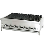 Thumbnail image #1 for Jade Range (Middleby) Supreme JB-42 42-Inch Gas Countertop Radiant Charbroiler, Cast Iron Grates, Infinite Controls, 105,000 BTU