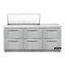 Thumbnail image #1 for Continental Refrigerator Mighty Top SW72N18M-FB-D 72