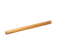 American Metalcraft Sanded Hardwood Pie Roller, 1-1/4-Inch Diameter x 18-Inch Long