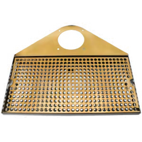 Micro Matic Surface-Mount Drip Tray Trough with Tower Plate, Stainless Steel, 16-5/8