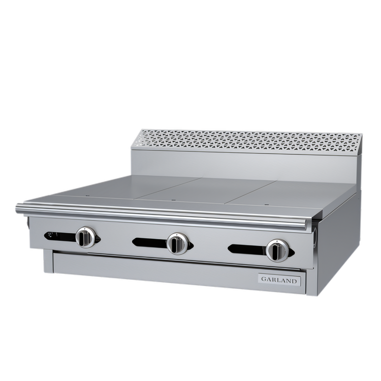 Product image #1 for Garland Cuisine Series Heavy Duty 36-Inch Gas Modular Hot Top Range with Three 12-Inch Even-Heat Hot Tops