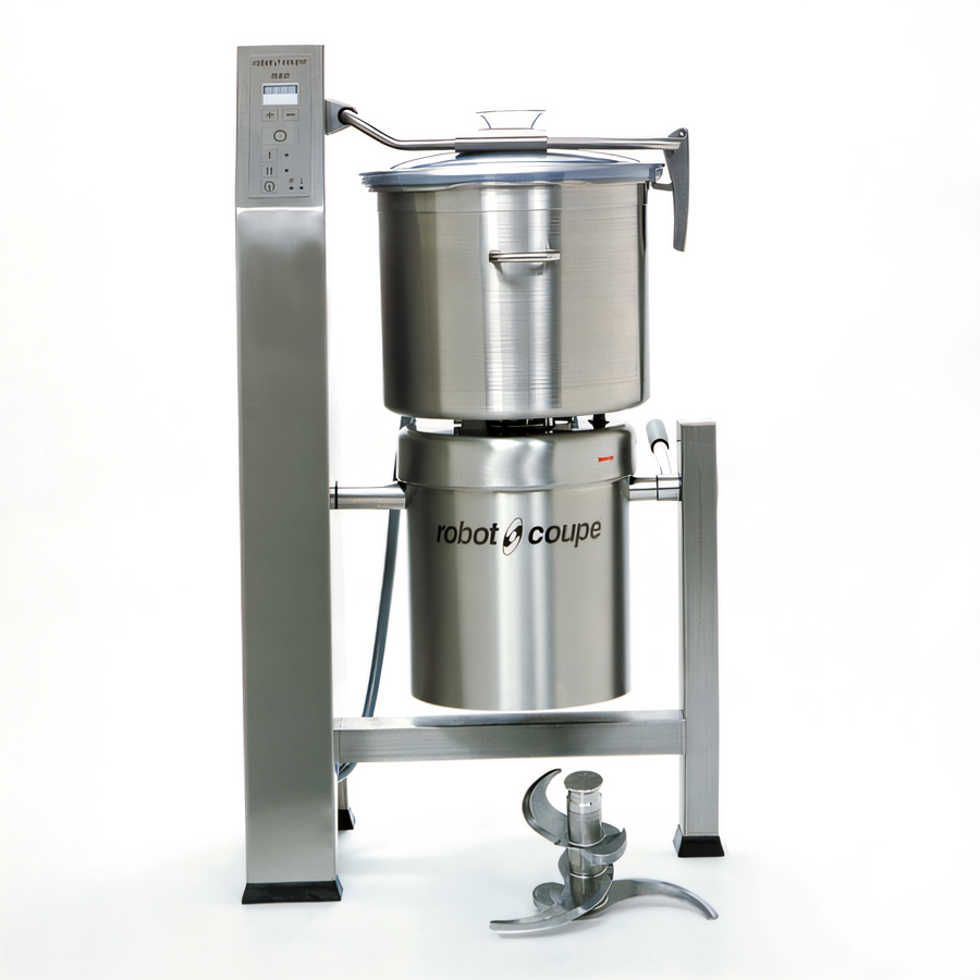 Product image #1 for Robot Coupe R60T Vertical Floor-Model Cutter/Mixer with 60-Liter Tilting Stainless Steel Bowl