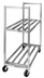 Thumbnail image #2 for Aluminum Banquet Utility Cart / Cooler Box Transport Truck with 2 Shelves