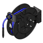 Thumbnail image #1 for T&S Brass B-7242-10 Open Epoxy-Coated Steel Retractable Hose Reel with 3/8-Inch x 50-Foot Hose and Extended Spray Wand