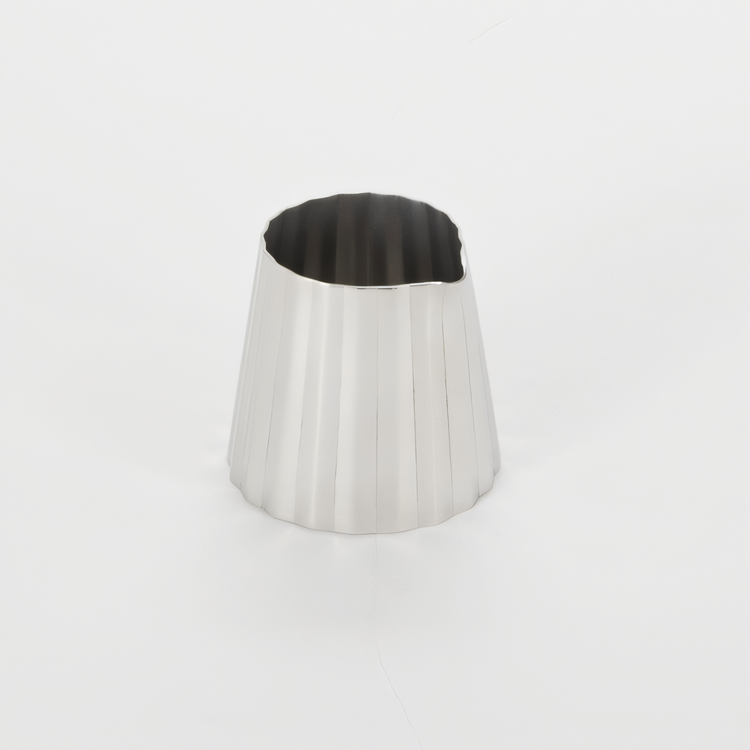 Product image #2 for American Metalcraft Evolution 2.5 oz Stainless Steel Crimped Creamer