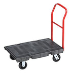 Thumbnail image #1 for Rubbermaid Commercial Products FG443600BLA Heavy-Duty Platform Truck, 48 x 24 Inch Composite Deck, 2,000 lb. Capacity