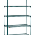 Thumbnail image #1 for Metro Super Erecta SA-2460K3-86-S5 Super Adjustable Super Erecta® Starter Wire Shelving Unit, 60"W x 24"D x 86"H, 600 lb. capacity per shelf, 2000