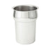 Thumbnail image #1 for Winco 2.5 Qt Round Heavy Weight Stainless Steel Inset Pan, Mirror Finish