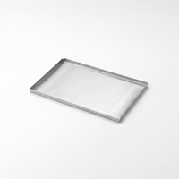 American Metalcraft Rectangular Stainless Steel Satin Finish Serving Tray, 10 x 4-1/2 Inches