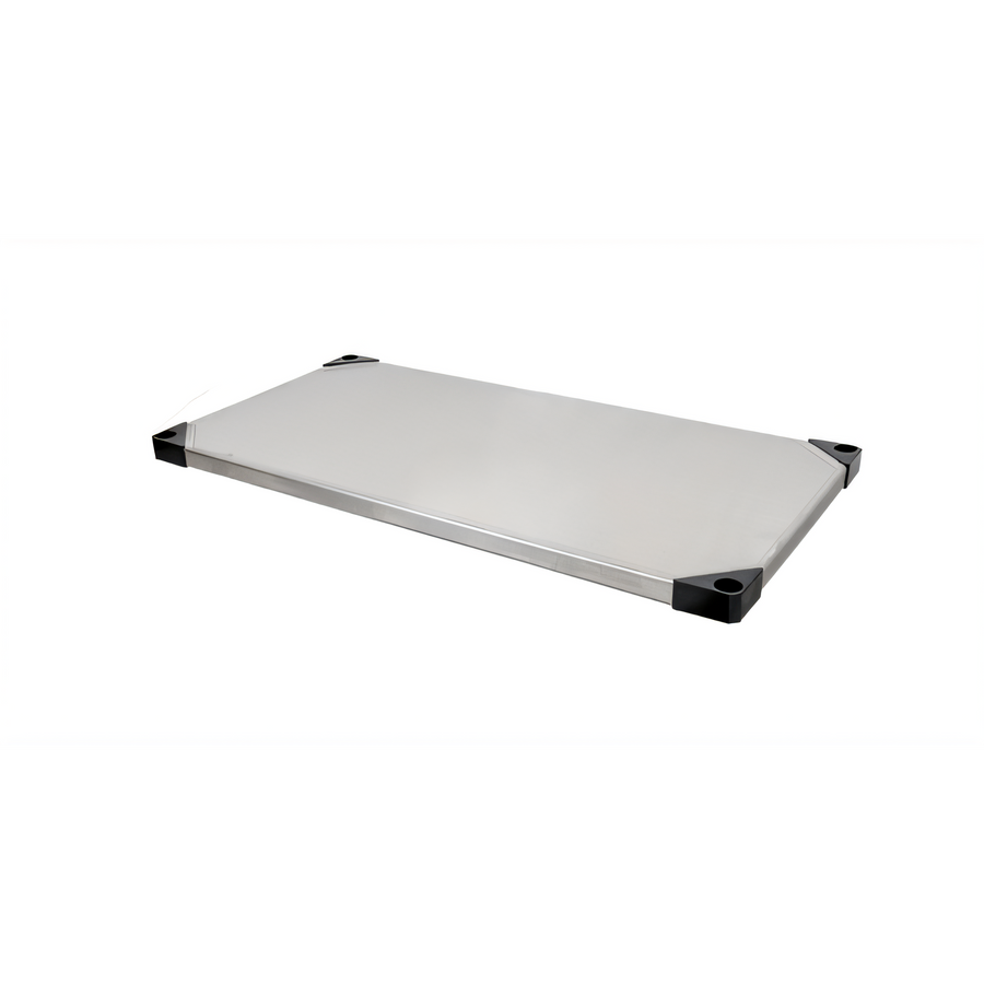 Product image #1 for Solid Stainless Steel Commercial Shelf, 72 x 24 in., 450 lb Capacity