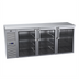 Thumbnail image #1 for Krowne Three-Section Refrigerated Back Bar Storage Cabinet, 84-Inch Wide, Self-Contained